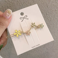 Aveuri Frog Clip Girl Hairpin Headdress Sweet Hair Clip Bow Hair Clip Fresh Female Internet Celebrities Bangs Clip Side Clip