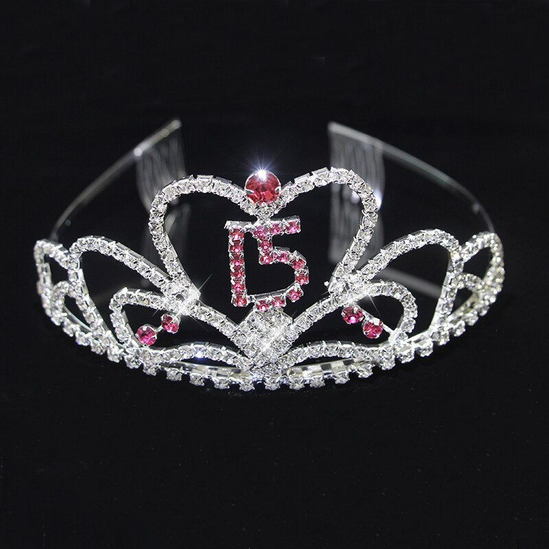 Graduation gift  New Wedding Crown Princess Tiaras Rhinestones Hair Jewelry Bridal Hair Accessories For Women Girl Crystal Fashion Party Gift