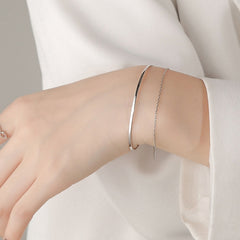 New Trendy Double Layer Men Women Bracelet Simple Design for Girfriend Birthday Gift Fashion Jewelry Accessories