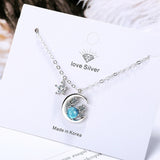 Christmas Gift Star Moon Charm Pendant Necklace For Women choker Wedding Jewelry Prevent allergy dz271