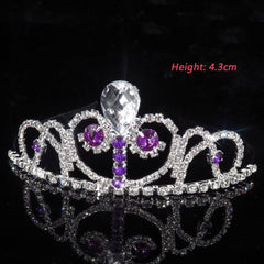 Graduation gift  Princess Crown Bride Tiaras Hair Comb Ornaments Jewelry Headband Crystal Pearl Wedding Crown Hairband Women Headwear