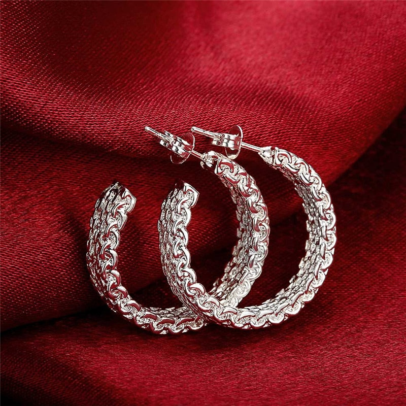 Aveuri Fashion Alloy Earring For Women Round Stud Earring Christmas Gift Party Wedding Jewelry Free Shipping