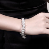 Aveuri Alloy High Quality Lady Bracelet Many Circle Charm Bracelets Jewelry for Women Men Wholesale Wedding Gift