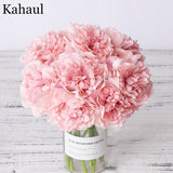 Aveuri peony artificial artificial silk flowers for home decoration wedding bouquet for bride high quality fake flower faux living room