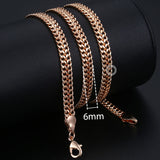 Aveuri prom accessories prom accessories Aveuri Graduation gifts 585 Rose Gold Women Men's Necklace Foxtail Curb Weaving Rope Snail Link Herringbone Beaded Pearl Chain 50/60cm Fashion Jewelry