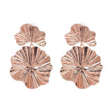 AVEURI  Hot New Design Big Statement Jewelry Drop Earrings Leaf Shaped Dangle Earrings For Women