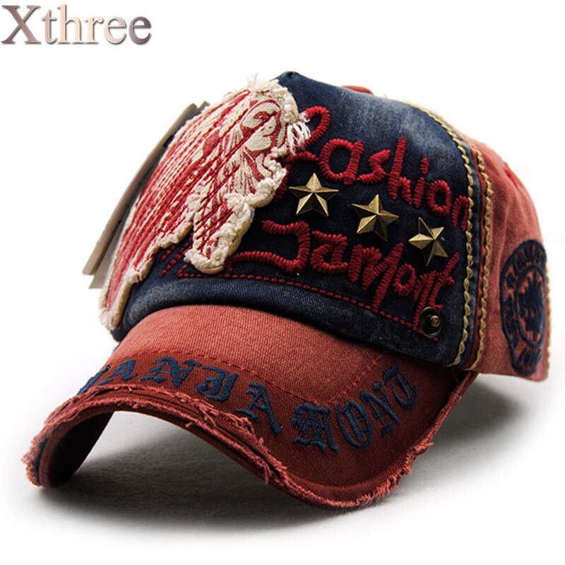 Christmas Gift Brand Cotton Fashion Embroidery Antique Style Baseball Cap Casquette Snapback Hat for Men Women
