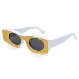 Aveuri Trendy New Square Sunglasses Women Men Summer Luxury Brand Designer Red Blue Yellow Clear Fashion Frame Sun Glasses UV400