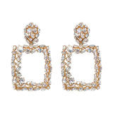 AVEURI Boho Vintage Earrings For Women Crystal Dangle Drop Earrings Long Big Earrings Chic Statement Bohemian Jewelry
