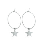 Christmas Gift 2023 New Fashion Earrings Popular Fashion Personality Simple Pentagram Ear Ring Female Accessories Wholesale And Foreign Trade