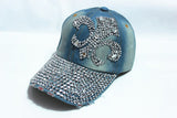 Christmas Gift  fashion hat caps sunshading men and women's  baseball cap rhinestone hat  denim and cotton snapback cap