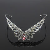 Rhinestone Princess Crown Flowers Wedding Party Bridal Tiara Crowns Headband Fashion Hair Ornament Jewelry