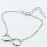 Hot Popular Plating Gold Metal Cross Infinite Bracelet & Bangle Charm chain bracelets Jewelry For Women high Quality Gifts