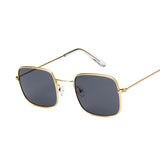 Aveuri  2022 Vintage Square Sunglasses Women Men Shades Classic Sun Glasses Female Male Brand Designer Fashion Sea Color Lens Oculos