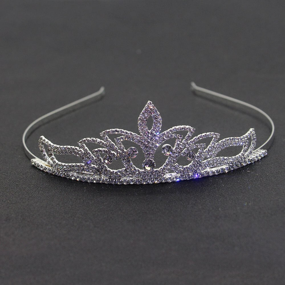 Gold Bridal Tiaras and Crowns Wedding Hairbands Rhinestone Crown Hair Accessories Women Fashion Hair Jewelry