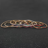 Aveuri 2023 New Multicolor Rhinestone Elastic Bracelet Shiny Simple Bracelet Jewelry