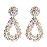 AVEURI Boho Vintage Earrings For Women Crystal Dangle Drop Earrings Long Big Earrings Chic Statement Bohemian Jewelry