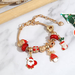 Christmas Gift diy christmas bracelet detachable adjustment creative fashion personality jewelry