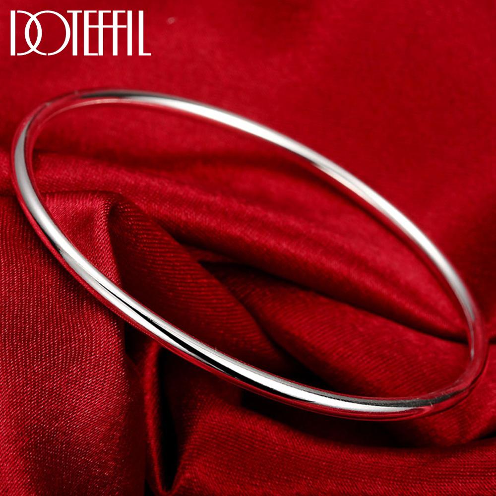 Aveuri Alloy Bracelet Fashion Personality Simple Smooth Bangles For Women Wedding Engagement Jewelry