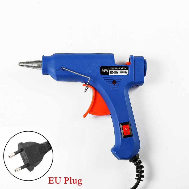 Aveuri 20W Professional High Temp Hot Melt Glue Gun Graft Repair Heat Pneumatic DIY Tools Glue For 7 mm Glue Stick resin tools