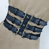 Aveuri Plus Size Corset Belt Elastic Wide Cummerbunds Stretch Dress Belts For Women Gothic Designer Ceinture Femme Big Cinturon Mujer