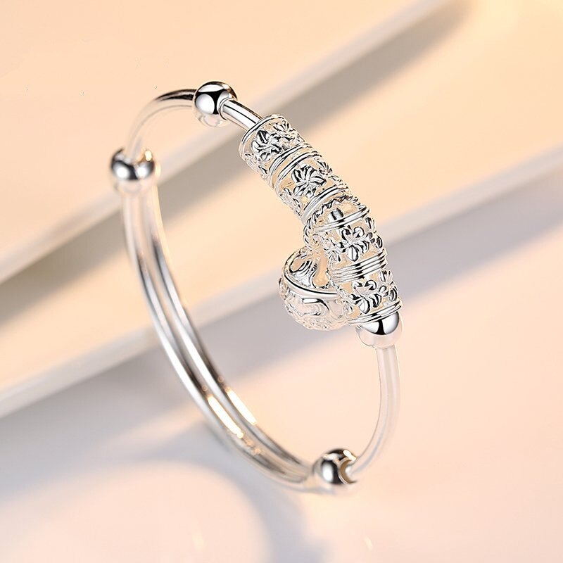 Christmas Gift alloy Round Ball Charm Bracelet &Bangle For Women Elegant Wedding Jewelry Браслет sl041