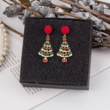 Christmas Gift Christmas Dangle Drop Earrings 2023 Trend  Earrings For Women  Golden Metal Party Jewelry Gifts Happy New Year 2023