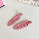 Aveuri Back to school  2/1PC No Bend Seamless Hair Clips Winter Hairpin Side Bangs Fix Fringe Barrette Makeup Hair Accessories Women Girls Styling Tool