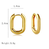 Aveuri 2023 Fashion Vintage Stud Earrings For Women Exquisite Statement Geometric Gold Earrings Wedding Jewelry
