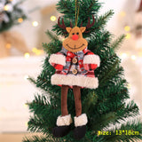 Christmas Gift 2021 New Christmas Gift Bow Cute Elf Doll Christmas Tree Ornaments Christmas Decorations for Home Christmas Tree Decor Pendant