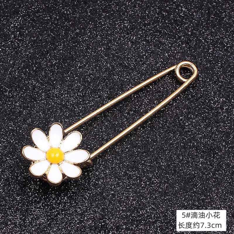 Lapel Pin Women Simulated-Pearl Pendant Pins Crystal Rhinestone Brooch For Woman Scarf Buckle Clips Hat Clothes Multipurpose Pin