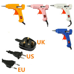 Aveuri 20W Professional High Temp Hot Melt Glue Gun Graft Repair Heat Pneumatic DIY Tools Glue For 7 mm Glue Stick resin tools