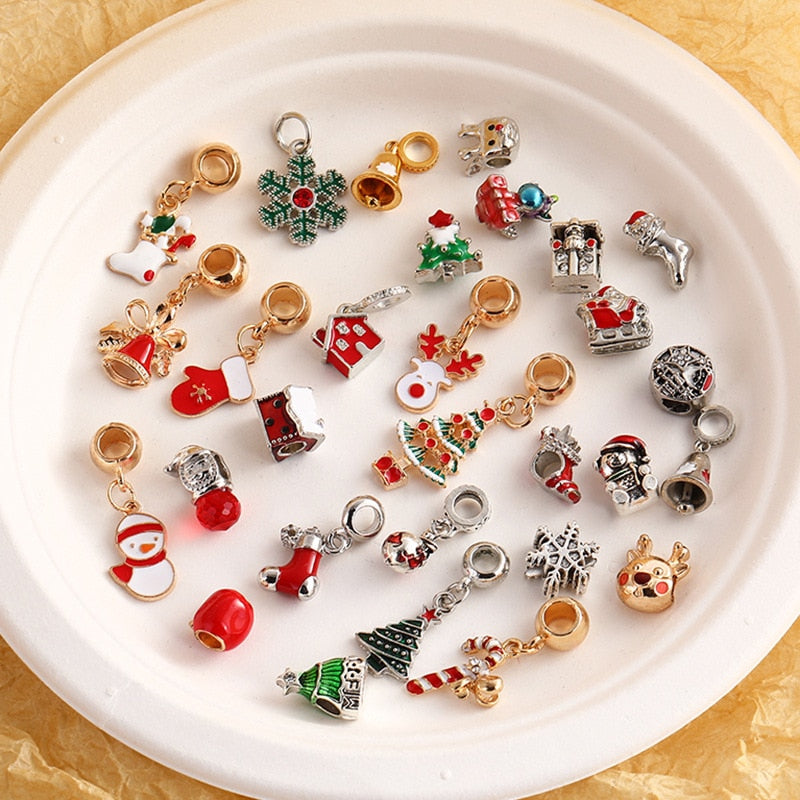 Christmas Gift diy christmas bracelet detachable adjustment creative fashion personality jewelry