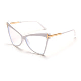 Aveuri Women Cat Eye Glasses Men Triangle Optical Frames Ladies Fashion Eyewear Prescription Transparent Spectacle Eyeglass Unisex