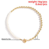 Aveuri  Elegant White Imitation Pearl Beads Choker Clavicle Chain Necklace For Women Men Wedding Y2k Jewelry Collar 2023 New