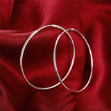Aveuri Alloy Smooth 50mm Big Circle HooAveuri Alloy Smooth 50mm Big Circle Hoop Earrings For Women Wedding Engagement Party Jewelryp Earrings For Women Wedding Engagement Party Jewelry