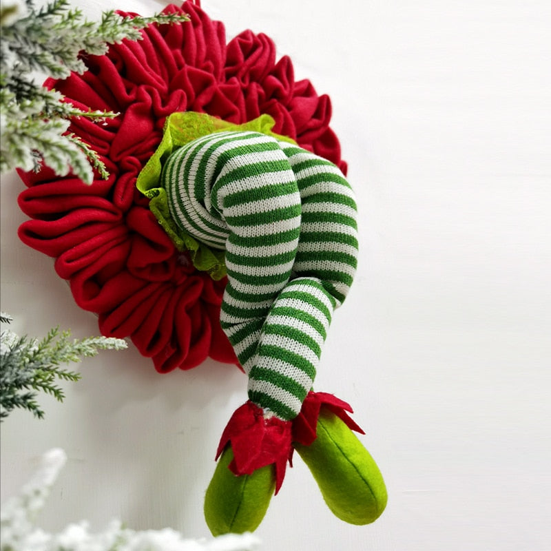 Christmas Gift Christmas Thief Wreath Xmas Door Garlands Oranments Noel Gifts Merry Christmas Decor For Home 2021 Kids Naviidad Supplies