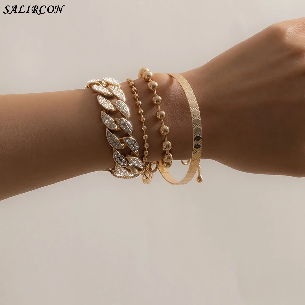 Aveuri Luxury Crystal Tennis Chains Bracelet for Women Girls Kpop Charm Rhinestone Couple Bracelets on Hand Jewelry Gift 2023