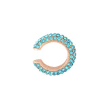 LISM 2023 New Fashion Rhinestone Ear Cuff Bohemia Stackable C Shaped CZ Rhinestone Earcuffs Clip Earrings Women Wedding Jewelry
