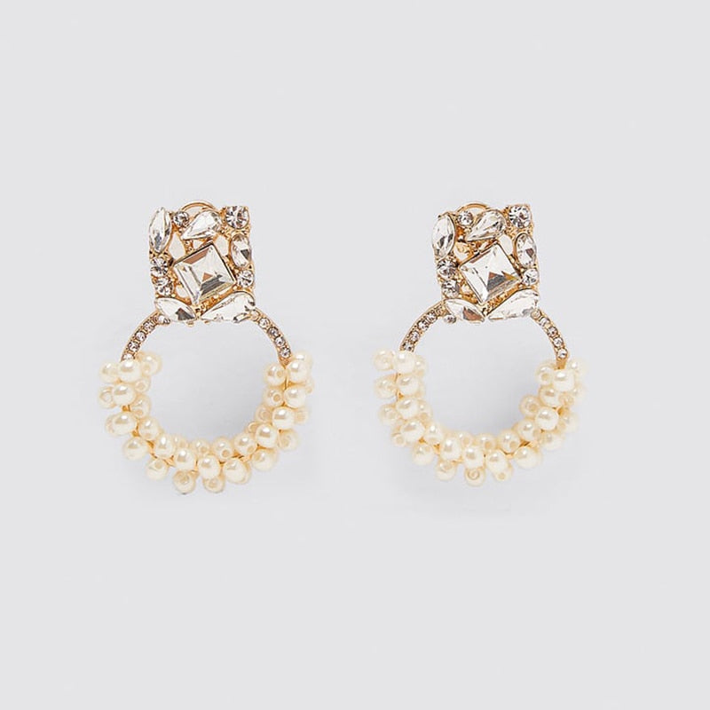 AVEURI  Elegant Earrings For Women Fashion Wedding Party Gifts Drop Earrings Accessories Statement Jewelry