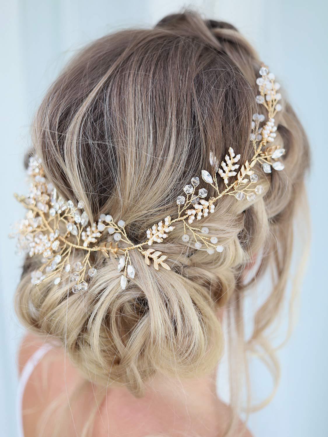 Wedding Hair Accessories Flower Leaf Headbands Hairbands Headpiece Headdress for Brides Party diademas para el pelo mujer