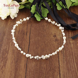Aveuri SH03 Silver Golden Crystal Bridal Belts Handmade Wedding Thin Belts for Dress Pearl Wedding Sash Belt Women Waistband
