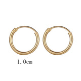 Aveuri 2023 New Vintage Rose Gold Multiple Dangle Small Circle Hoop Earrings for Women серьги Jewelry Steampunk Ear Clip Gift