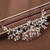 Aveuri Exclusive Link Handmade Bridal Hair Vine Headband Wedding Hair Accessories Comb Hair Pins Hair Jewelry