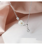 Christmas Gift alloy Daisy Round Bead Charm Bracelet For Women Bracelet &Bangle Wedding Jewelry Party SL123