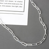 Aveuri  alloy Hiphop Necklace New Fashion Simple Geometric Handmade Clavicle Chain Party Jewelry Gifts for Women