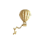 AVEURI 2022 Korea New Design Brooch Gold Metal Hot Air Balloon Men Elegant Simple Retro Fashion Brooch For Women Girls Gift Party