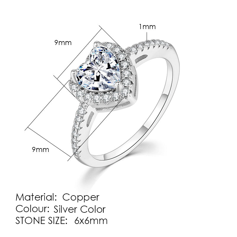 Aveuri Ring For Women Hot Sale Cubic Zirconia Gift Fashion Jewelry R842