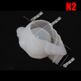 Aveuri 2 Typs Resin DIY Epoxy Mirror Three-dimensional Conch Makeup Egg Storage Shell Marine Silicone Mold