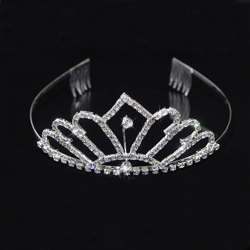 Graduation gift  New Wedding Crown Princess Tiaras Rhinestones Hair Jewelry Bridal Hair Accessories For Women Girl Crystal Fashion Party Gift